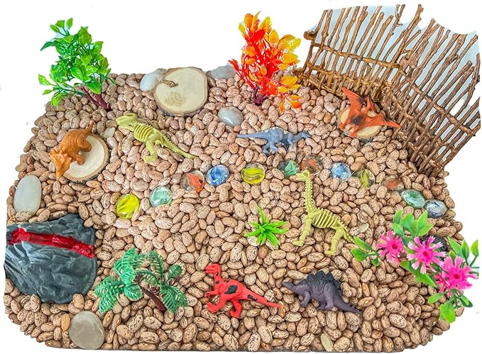 Kids Sensory bins Montessori sensory bin, sensory toys, Sensory bins, Sensory Bin For Preschoolers (Dinosaur)