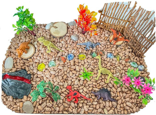 Kids Sensory bins Montessori sensory bin, sensory toys, Sensory bins, Sensory Bin For Preschoolers (Dinosaur)