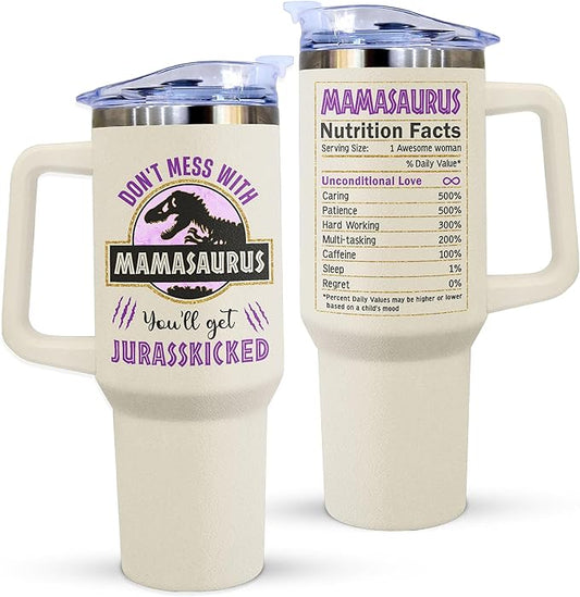 Mom Gifts From Daughter, Son - Birthday and Christmas Presents for Mother - New Mom Tumbler 40OZ