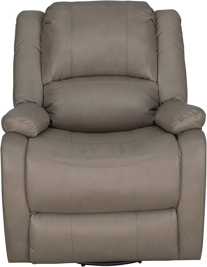 RecPro Charles Collection | 30" Swivel Glider RV Recliner | RV Living Room (Slideout) Chair | RV Furniture | Glider Chair (Putty, 1-Pack)