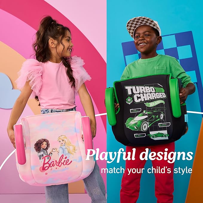 Graco TurboBooster 2.0 Backless Booster Car Seat, Hot Wheels Gamer, Travel Booster Seat for Children Ages 4-10, Weight 40-100 Pounds and Height up to 57 Inches