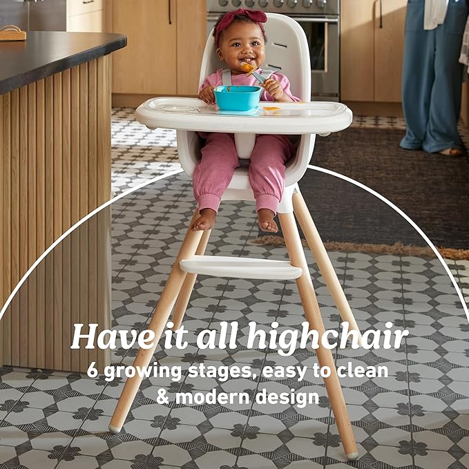 Graco Table2Table Lux Highchair, 6 Growing Stages from Infant High Chair to Big Kid Chair and Table, Rhodes