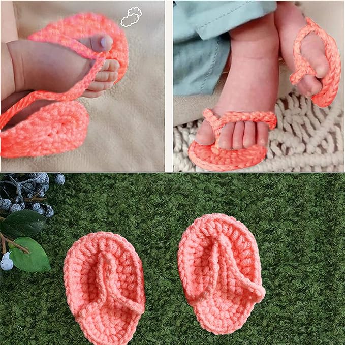 5PCS Newborn Photography Outfits, Baby Bathrobes Bath Towel Outfit with Slippers Photo Props for Girls and Boys