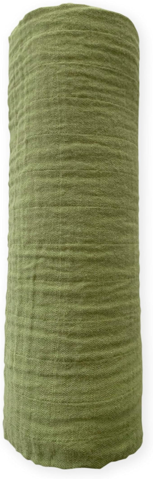 SwaddleDesigns Cotton Muslin Swaddle Blanket, Receiving Blanket for Baby Boys & Girls, Best Registry Gift, 46x46 inches, Green Turtle