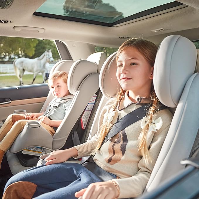 Maxi-COSI Pria All-in-One Convertible Car Seat, Infant to Toddler Car Seat, Easy-Install Harness, Machine-Washable Cover, 5-100 lbs, Blackened Pearl