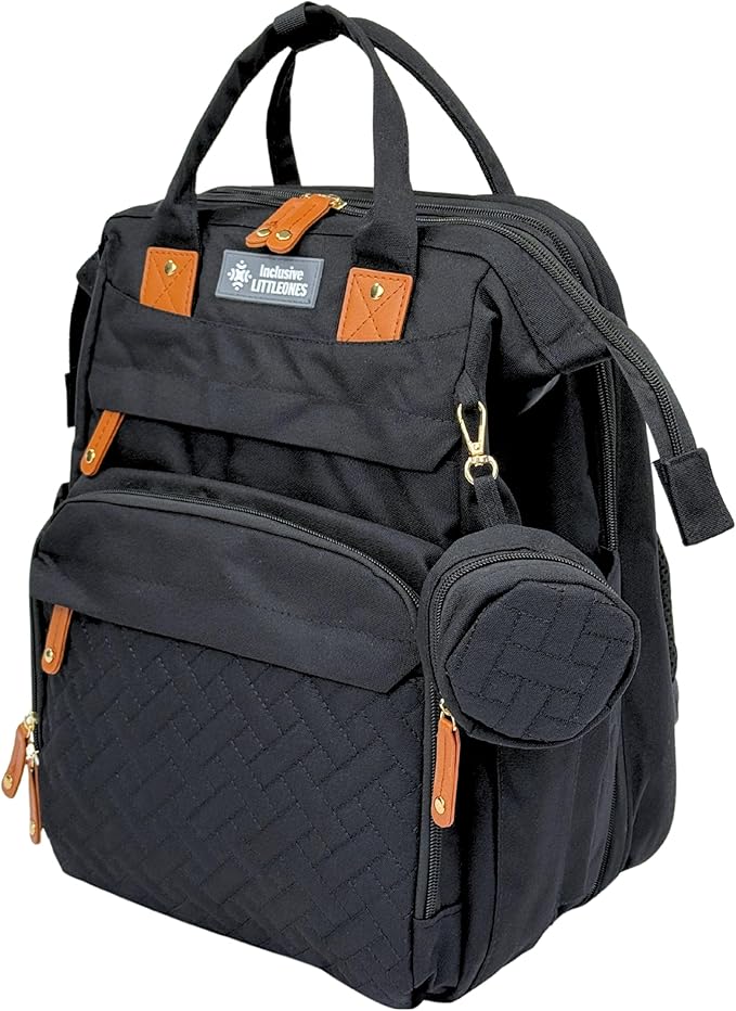 Baby Diaper Bag Backpack with Changing Station, Large Capacity, USB Port, Pacifier Case, Mosquito Net & Wipes Bag Stylish Travel Bag for Boys, Girls, Moms & Dads, Shower Gift