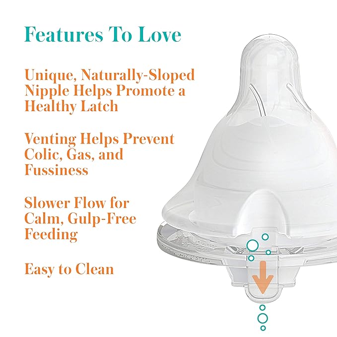 Evenflo Feeding Balance Plus Wide Neck Baby Bottle | Proflo Venting Technology | For Newborn and Infant | BPA Free | 5 Ounce, Pack of 18