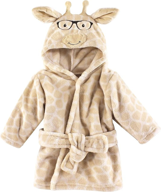Hudson Baby Unisex Baby Plush Animal Face Bathrobe