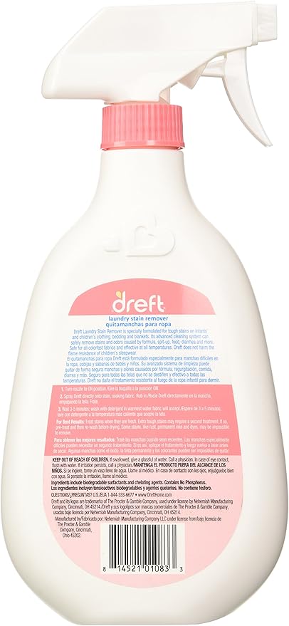 Dreft Laundry Stain Remover, 22 Fl. Oz (Pack of 1)
