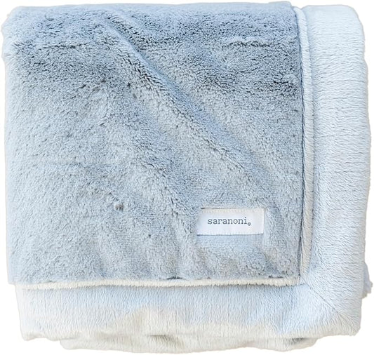 SARANONI Receiving Blankets for Babies Super Soft Boutique Quality Lush Luxury (Gray, Receiving 40" x 30”)