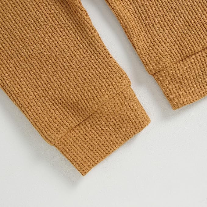 Kupretty Toddler Baby Boy Fall Winter Clothes Color Block Long Sleeve Sweatshirt Pullover Tops + Joggers Pants Outfit Set