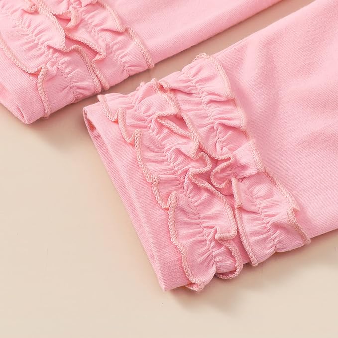 Baby Girl Clothes Toddler Girl Outfits Ruffle Shirt Pants Cute Infant Outfit Set Baby Girl Fall Winter Clothes