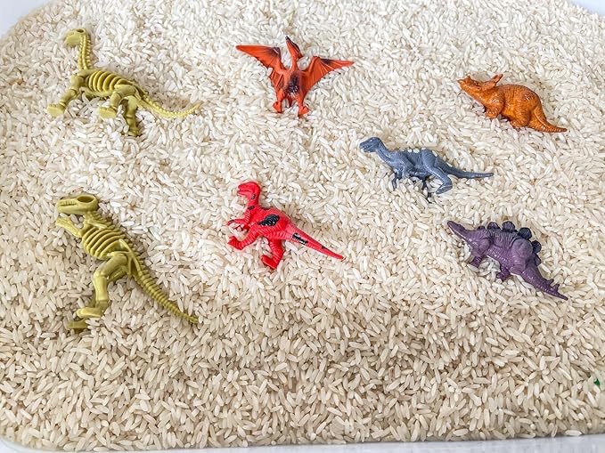Kids Sensory bins Montessori sensory bin, sensory toys, Sensory bins, Sensory Bin For Preschoolers (Dinosaur)