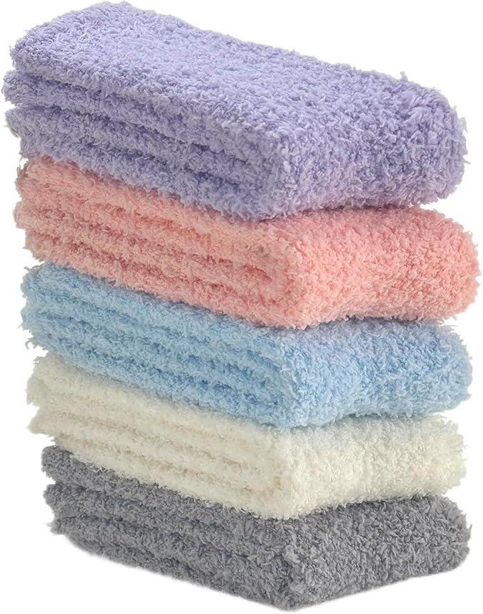 TEHOOK Warm & Cozy Gifts for Women, Fluffy Fuzzy Sock, Plush Sleeping Slipper Socks - Soft Warm Fabric