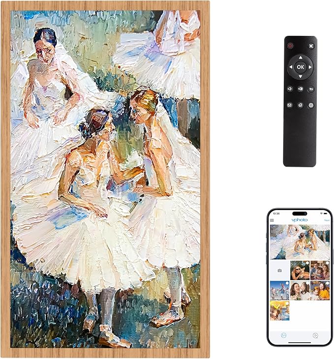 Dragon Touch Large Digital Picture Frame 21.5 inch Screen WiFi Digital Photo Frame Display, 32GB Storage, Auto-Rotate, Share Photos via App, Email, Cloud, Classic 21（Not Touchscreen）