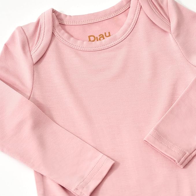 Little Sleepies Long Sleeve Bodysuit for Baby Girls & Boys, Soft Viscose from Bamboo One Piece, Tagless Baby Clothes w/Snaps