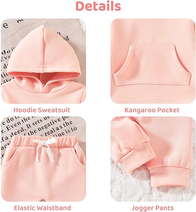 Aalizzwell Infant Baby Winter Hoodie Outfit