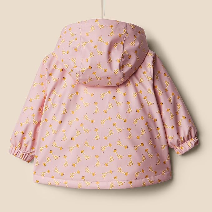 Amazon Essentials x Sofia Grainge Toddlers and Baby Girls' Water-Repellent Rain Jacket