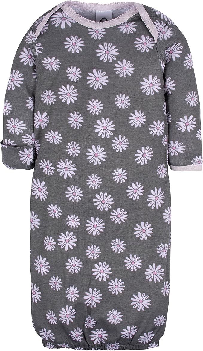 Gerber unisex-baby Baby Boy and Girls 4-pack Sleeper Gown