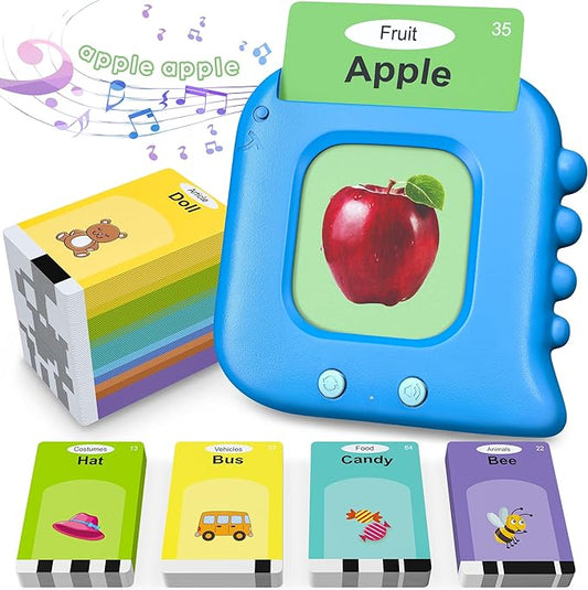 Talking Flash Cards,Kids Toddler Flash Cards with 240 Sight Words,Montessori Toys,Autism Sensory Toys,Speech Therapy,Learning Educational Gifts for Age 1 2 3 4 5 Years Old Boys and Girls