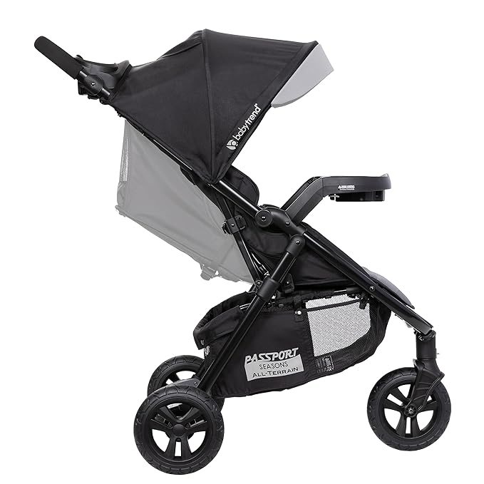 Baby Trend Passport® Seasons All-Terrain Stroller Travel System with EZ-Lift™ PLUS Infant Car Seat, Dash Grey
