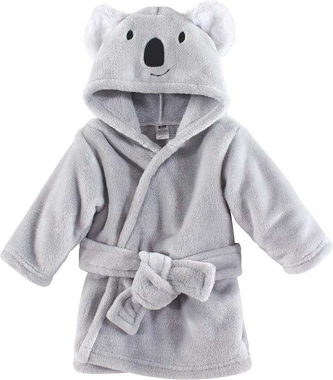 Hudson Baby Unisex Baby Plush Animal Face Bathrobe