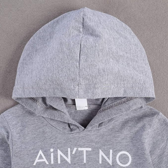 fhutpw Toddler Baby Boy Outfits Hoodie Sweatshirts & Jeans Clothes Set Fall Winter 6 9 12 18 24 Months