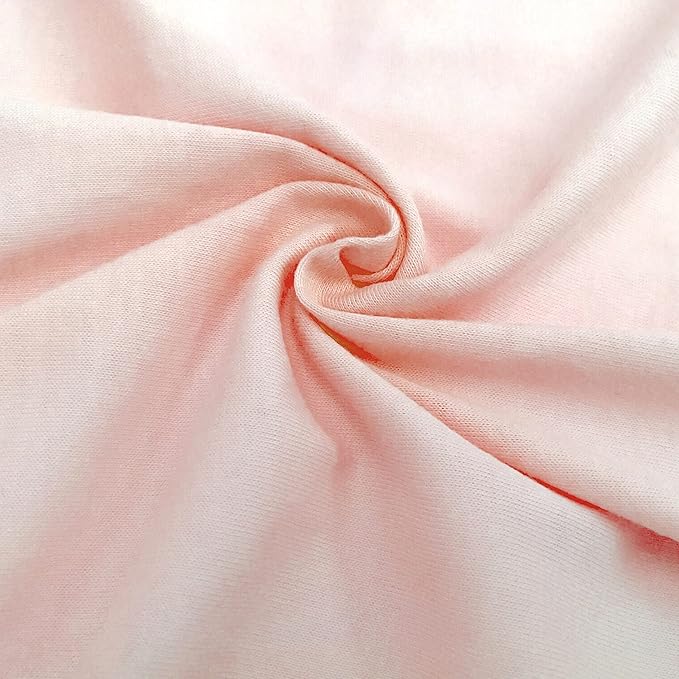 American Baby Company 3 Pack 100% Natural Cotton Fitted Crib Sheets 52" x 28" - Soft, Breathable, Hypoallergenic & Gentle Toddler Bed Sheets, Blush Pink Star/Zigzag, Neutral for Boys & Girls