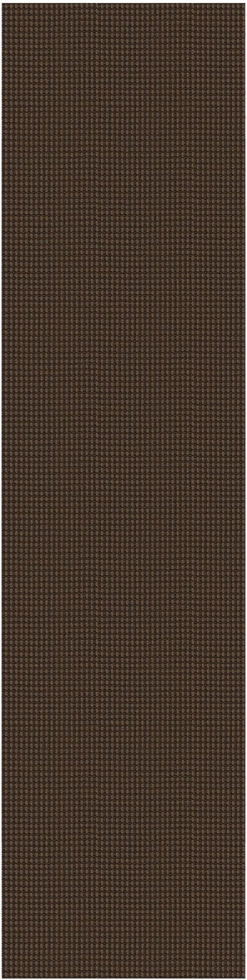 KOZYFLY Runners for Hallways 2x8 ft Washable Kitchen Runner Non Slip Rubber Backed Hall Runners Cotton Entryway Runner Rugs Floor Carpet for Indoor Backdoor Bedroom Kitchen, Reddish Brown/Coffee