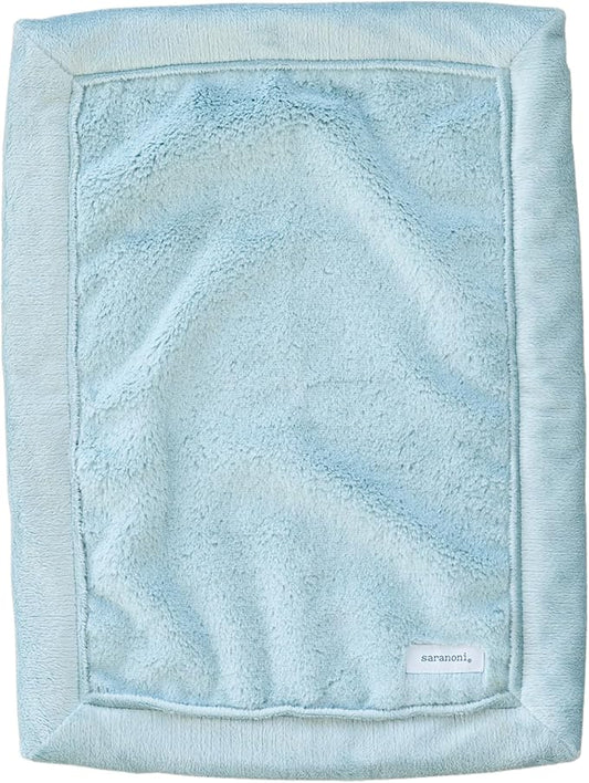 SARANONI Security Blankets for Babies Super Soft Boutique Quality Lush Luxury Baby Blanket (Mini 15" x 20", Dew)