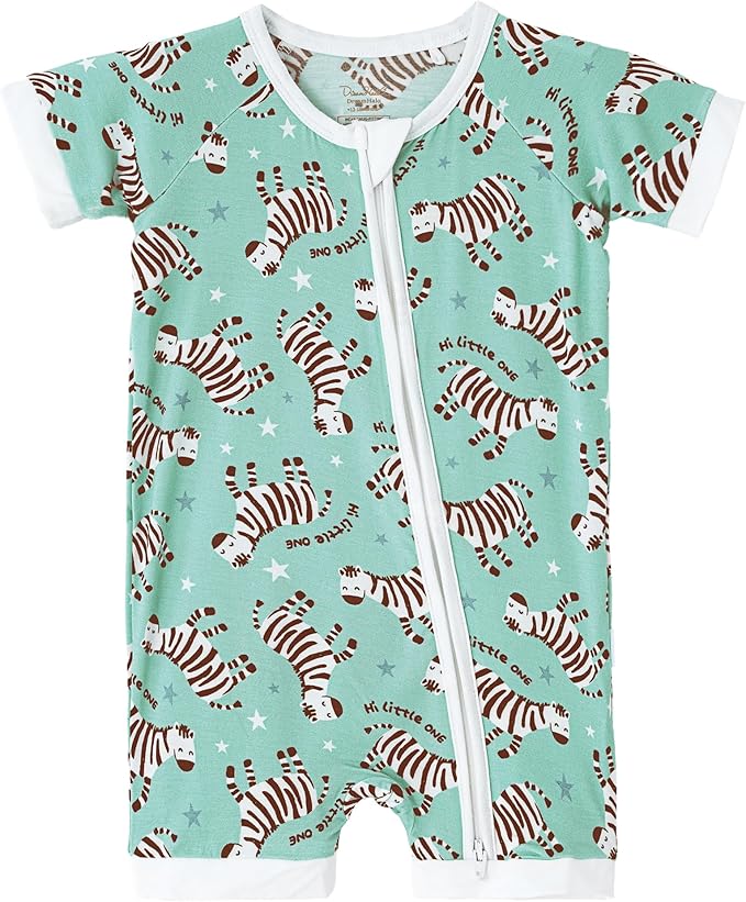 Baby Boy Romper Toddler Boys Short Sleeve Shorts Soft Jumpsuit Outfit Viscose Made from Bamboo