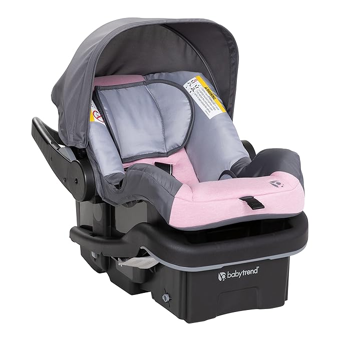 Baby Trend Passport® Cargo Stroller Travel System with EZ-Lift™ PLUS Infant Car Seat, Pink Bamboo