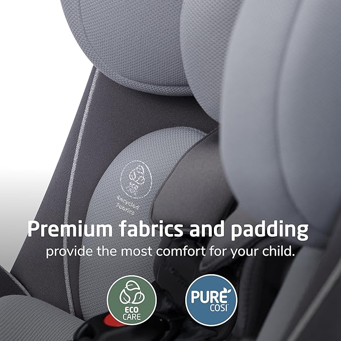 Maxi-Cosi Pria Max 3-in-1 Convertible Car Seat, Infant to Toddler Car Seat, ClipQuick Magnetic Chest Clip, Quick-Install Latch, Machine-Washable Cover, 5-100 lbs, Escargot