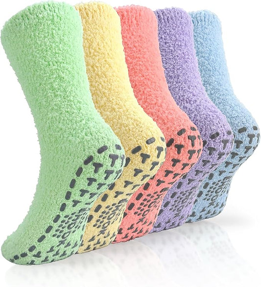 TEHOOK Warm & Cozy Gifts for Women, Fluffy Fuzzy Sock, Plush Sleeping Slipper Socks - Soft Warm Fabric