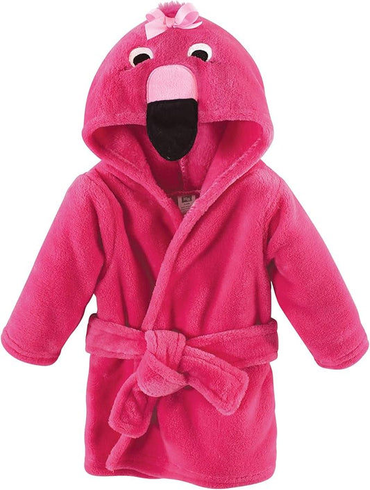 Hudson Baby Unisex Baby Plush Animal Face Bathrobe