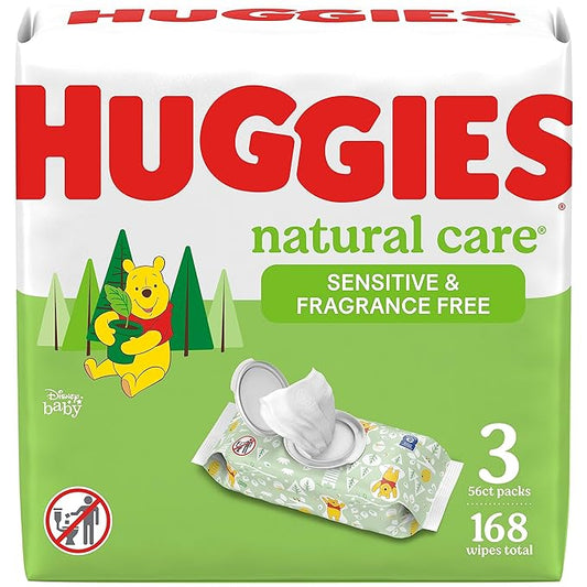 Huggies, Natural Care Soft Pack Refill, 56 Count