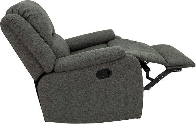 RecPro Charles Collection | 30" Swivel Glider RV Recliner | RV Living Room (Slideout) Chair | RV Furniture | Glider Chair | Oatmeal or Fossil | Cloth (2 Pack, Fossil)