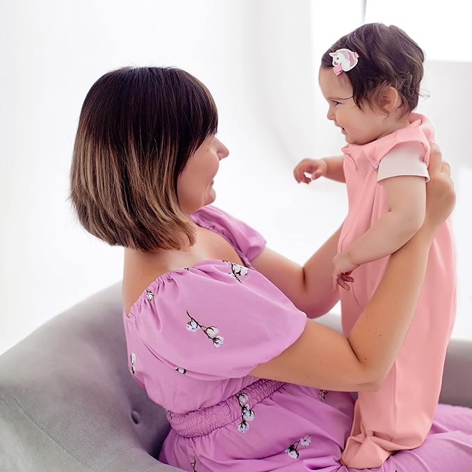 Mama Cheetah Baby Sleep Sack 0.5 TOG, Organic Cotton Baby Wearable Blanket with Two-Way Zipper, Swaddle Transition Baby Sleeping Bag for Newborn Infant Toddler Boy Girl, 12-18 Month