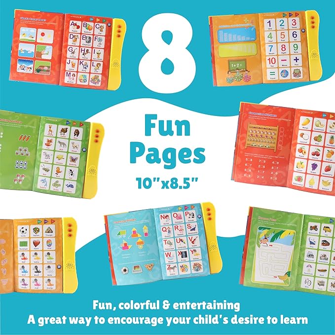 Preschool Learning Activities Book: Educational Toys for Toddlers 1-3, Toddler Learning Toys, Kids Books 3-5 - Ideal Learning Toys for 4 Year Old Boys & Girls