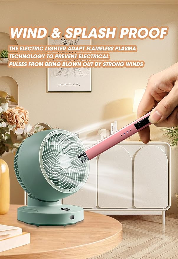 Lighter Electric Candle Lighter, Birthday for Mom from Daughter Son, Gifts for Mom Women Men Wife Sister, Rechargeable USB Arc Lighters for Candle Camping BBQ