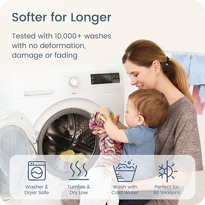 Baby Sleep Sack Long Sleeve Wearable Blanket 1.0 TOG, Premium Soft Infants Sleeping Bags with 2-way Zippers