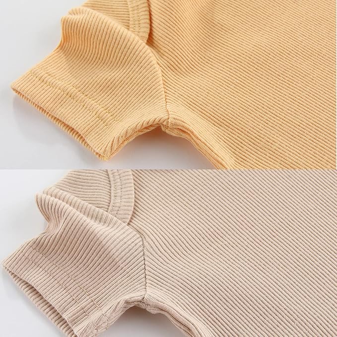 Baby Bodysuit Boy Girl Clothes Soft Newborn Infant Outfit Short Sleeve Romper
