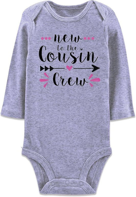 UNIFACO Unisex Baby Funny Saying Outfit Short and Long Sleeve Bodysuits Romper 0-18M