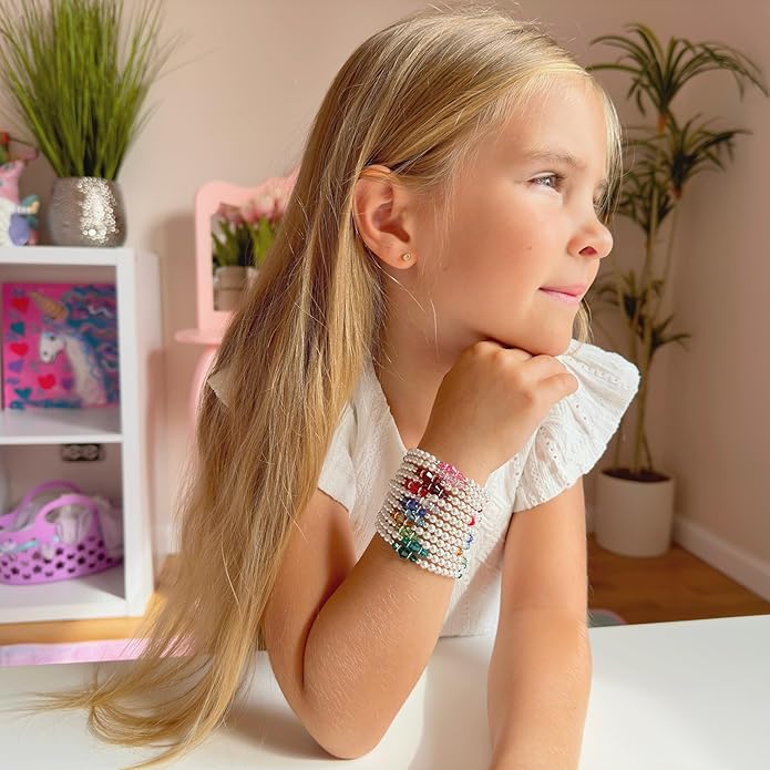 Custom Birthstone Bracelet for Kids, Initial Bracelets for Girls, 925 Sterling Silver Personalized Gifts for women, Crystal jewelry, Newborn Baby Girl, infant, Toddler, Teen, Mother, Birthday Gift