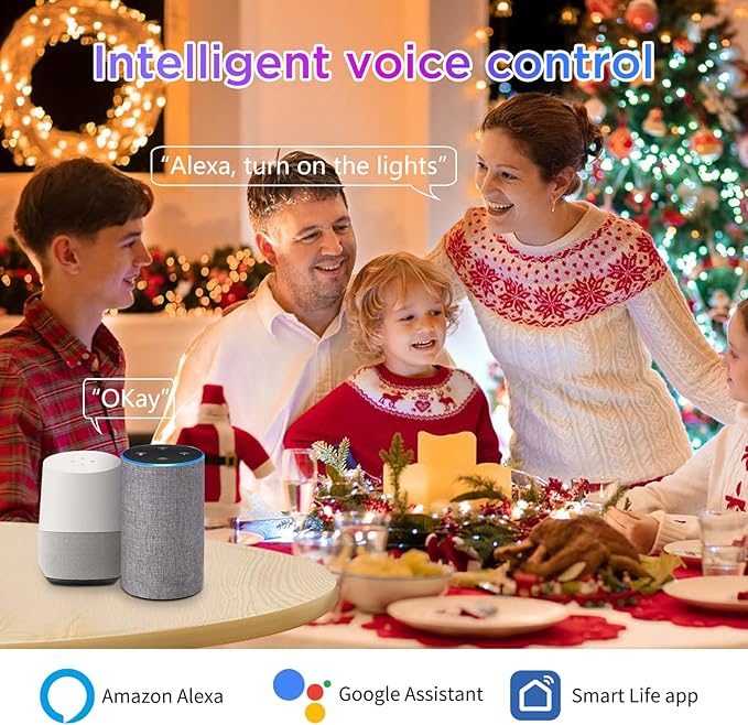 I-SHUNFA Wi-Fi RGBCW Smart G9 LED Bulbs,Compatible with Alexa/Google Home,Multicolour Dimmable,2700K-6500K,AC 120V 4W,400LM Brightness Adjustable 1%-100%,with Musical Rhythm LED Light Bulb,2 Pack