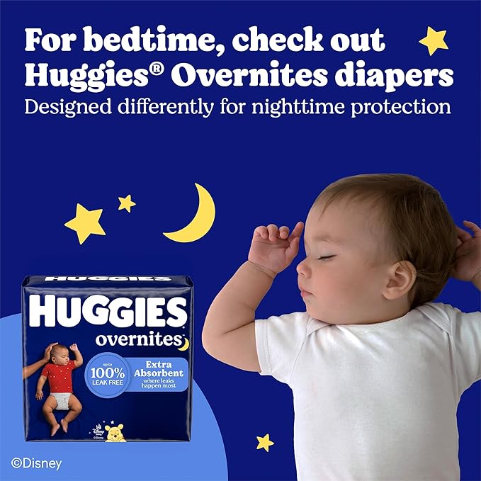 Huggies Size Newborn Diapers, Skin Essentials Baby Diapers, Size Newborn (6-9 lbs), 180 Count (3 Packs of 60), Packaging May Vary