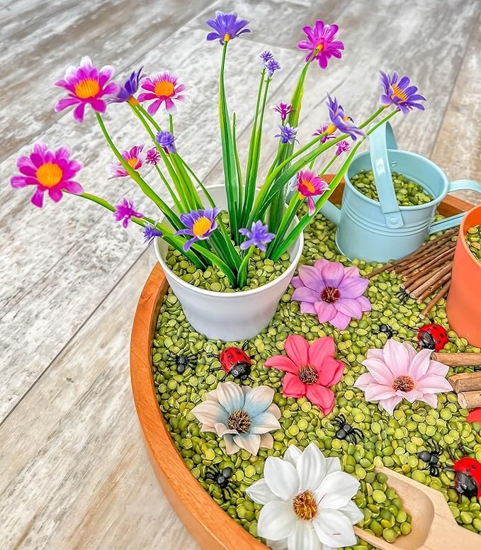 Kids Sensory bins Montessori sensory bin, sensory toys, Sensory bins, Sensory Bin For Preschoolers (Gardening)