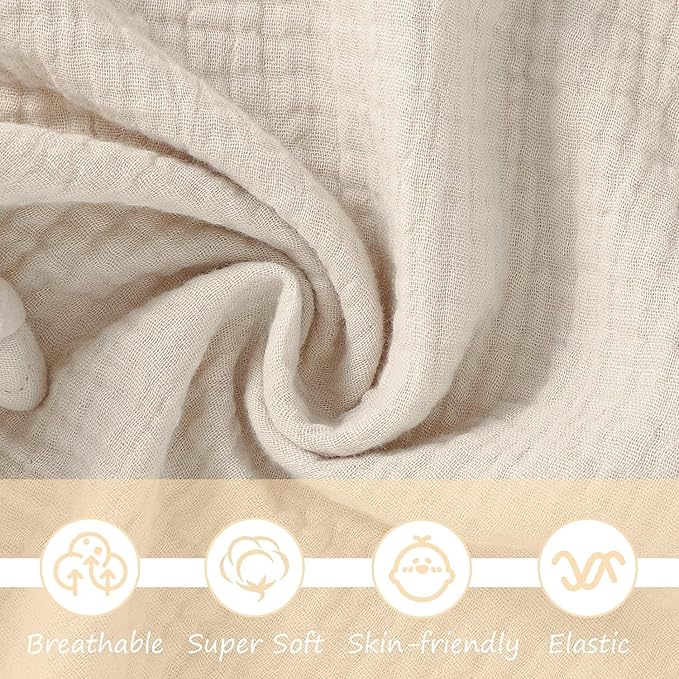 Organic Cotton Muslin Loveys for Babies,Security Blankets for Baby Lovey,Unisex Baby Essentials Neutral,Baby Registry Search,Newborn Baby Gifts for Boys and Girls (Whale Khaki)