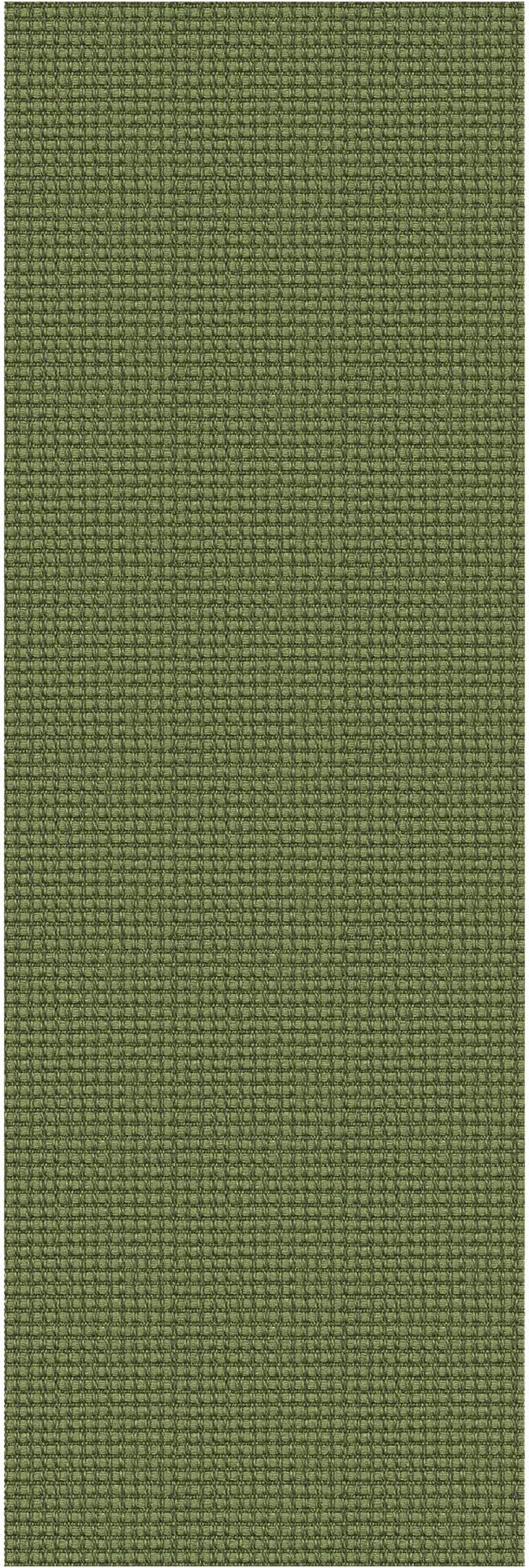KOZYFLY Runners for Hallways 2x6 ft Washable Kitchen Runner Non Slip Rubber Backed Hall Runners Cotton Entryway Runner Rugs Floor Carpet for Indoor Backdoor Bedroom Kitchen, Olive Green/Earthy Green