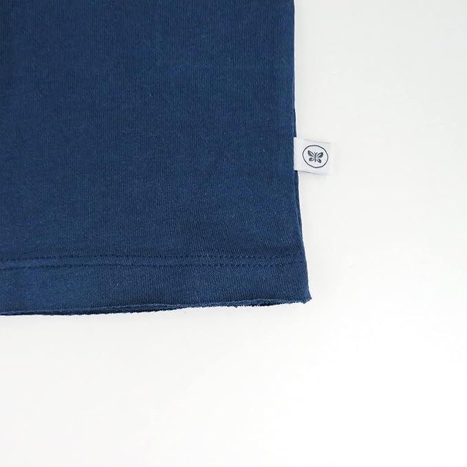 HonestBaby Unisex-Baby 5-Pack Short Sleeve T-Shirts 100% Organic Cotton Baby, Toddler, Little Kid, Boy, Girl, Unisex